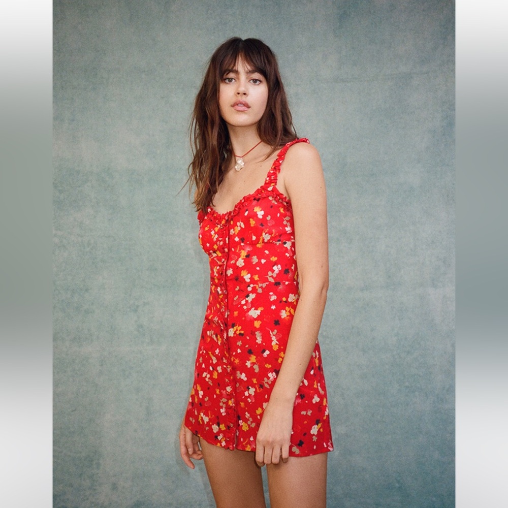 Realisation THE JULIA dress in Rouge Fleur